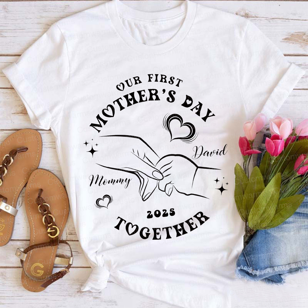 Personalized First Mother's Day Mommy and Baby Outfit | CWFamily39