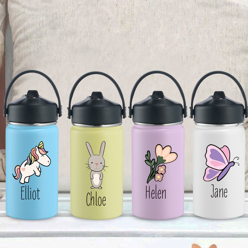 Personalized BPA Free 12oz Stainless Steel Water Bottle | YouBottle95