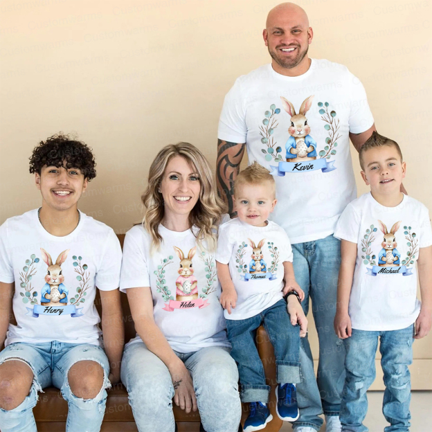 Personalized Family Happy Easter Matching Shirt | CWEaster61