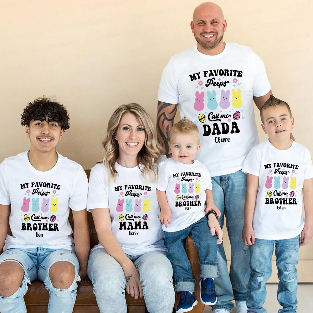 Personalized Family Happy Easter Matching Shirt | CWEaster71
