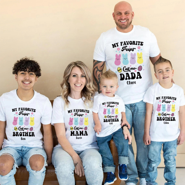 Personalized Family Happy Easter Matching Shirt | CWEaster71
