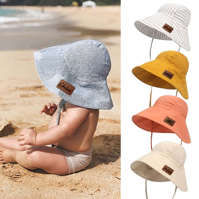 Personalized Leather Patch Bucket Hat for Comfort & Unique | CWBeach51