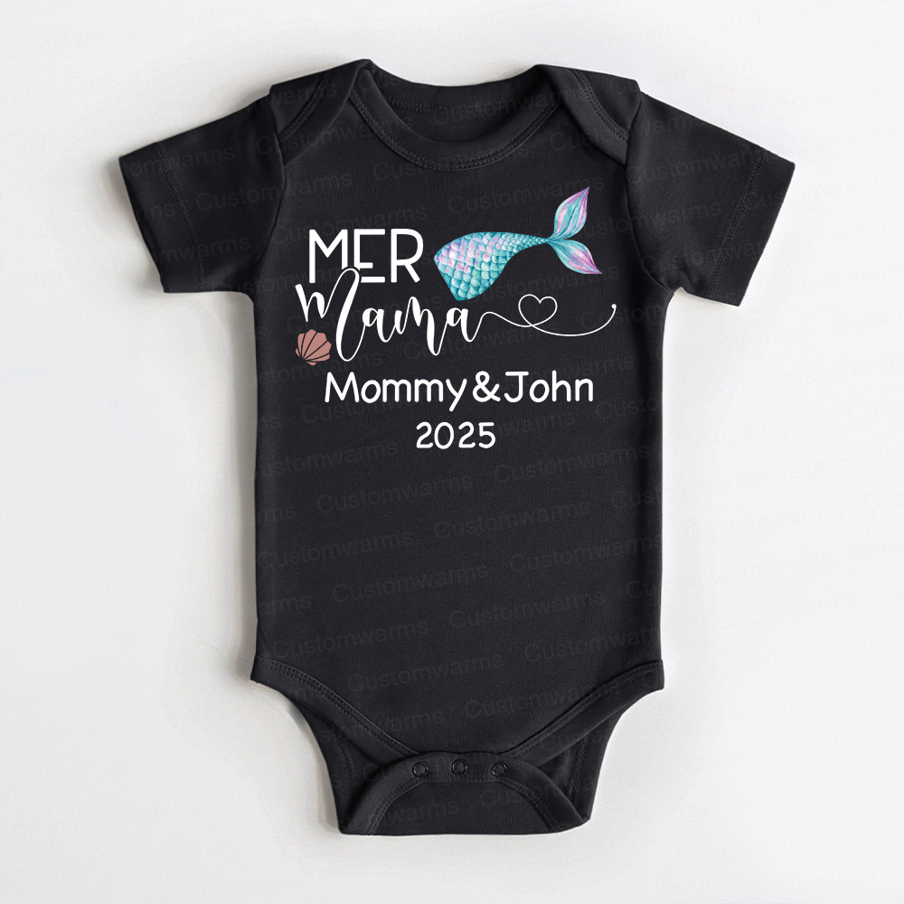 Personalized First Mother's Day Mommy and Baby Outfit | CWFamily52