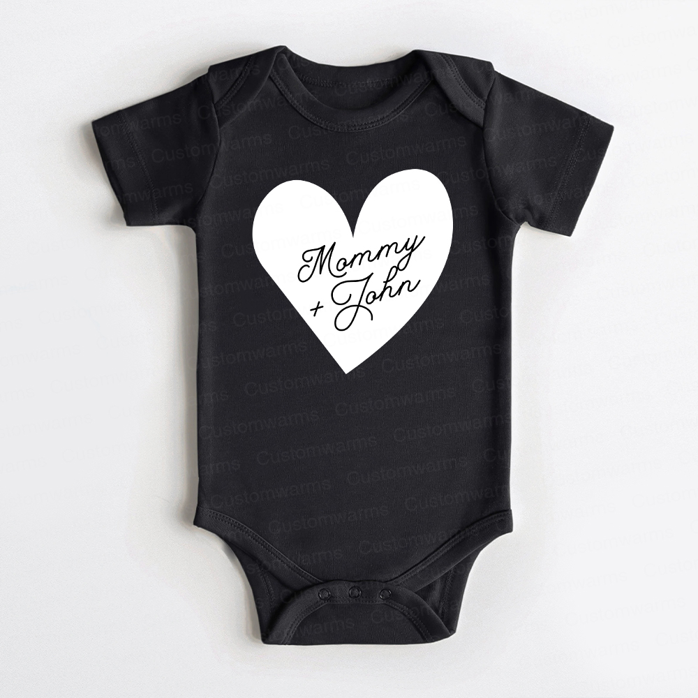 Personalized First Mother's Day Mommy and Baby Outfit | CWFamily62