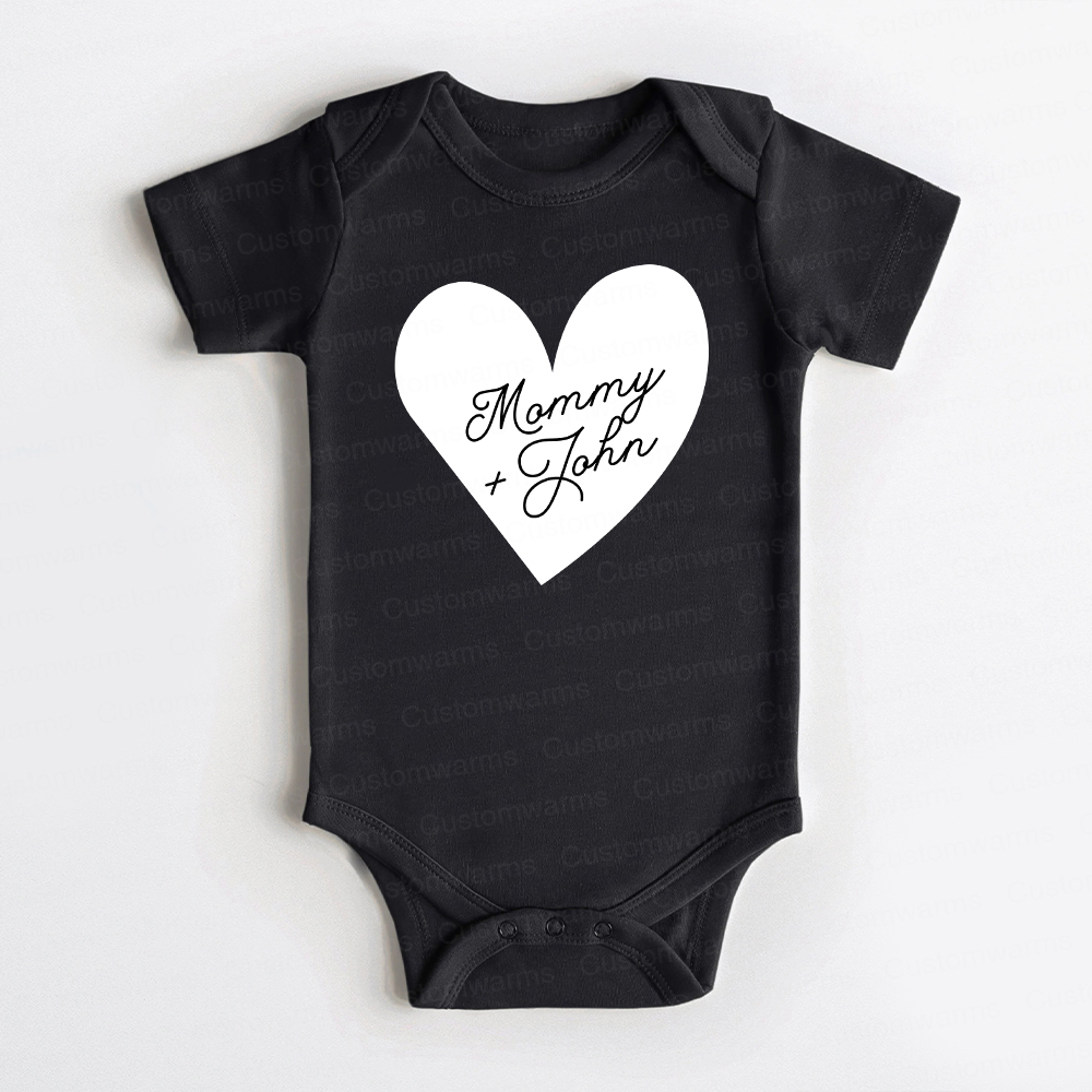 Personalized First Mother's Day Mommy and Baby Outfit | CWFamily62