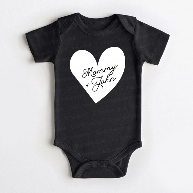 Personalized First Mother's Day Mommy and Baby Outfit | CWFamily62