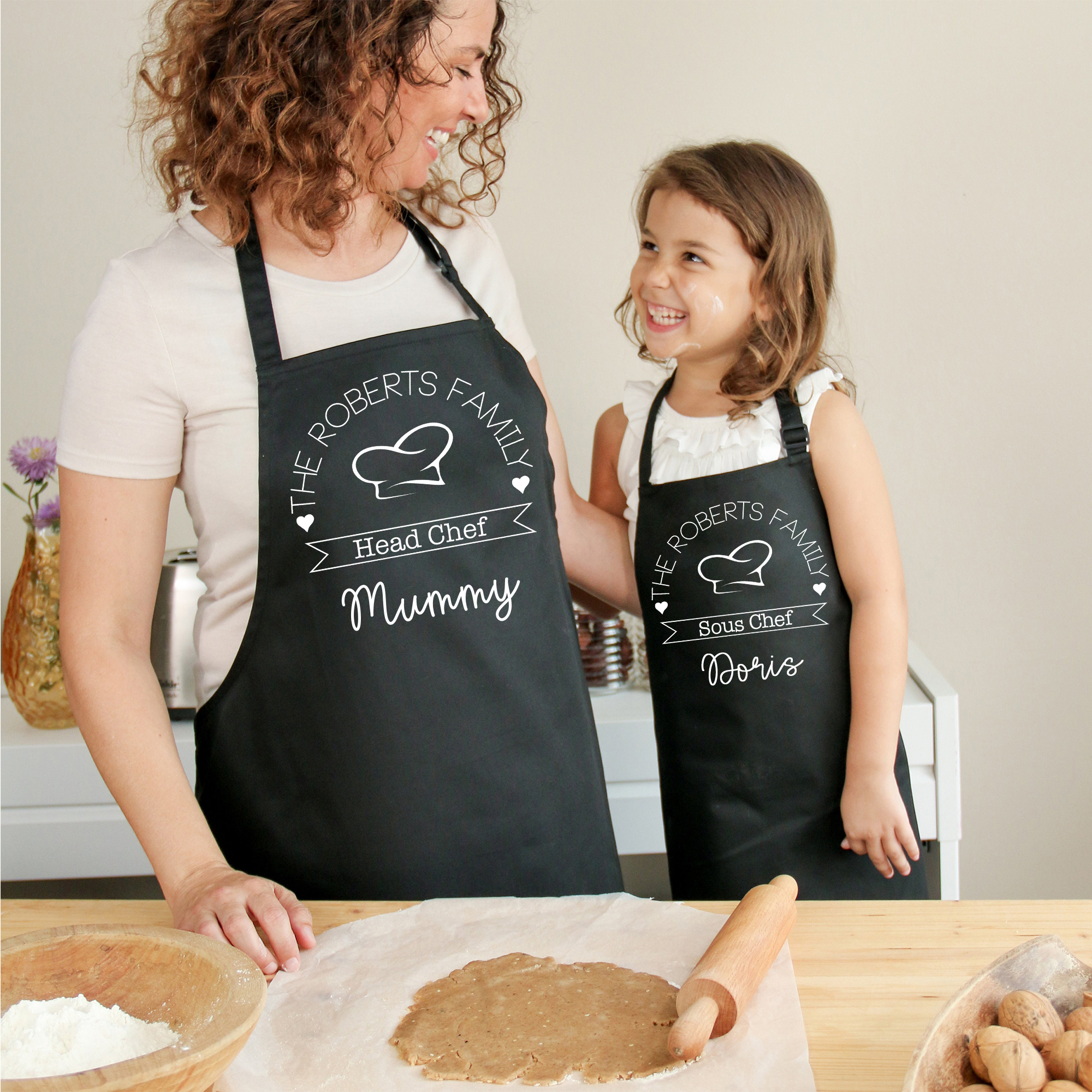 Personalised Multifunctional Waterproof Matching Family Apron | Apron42