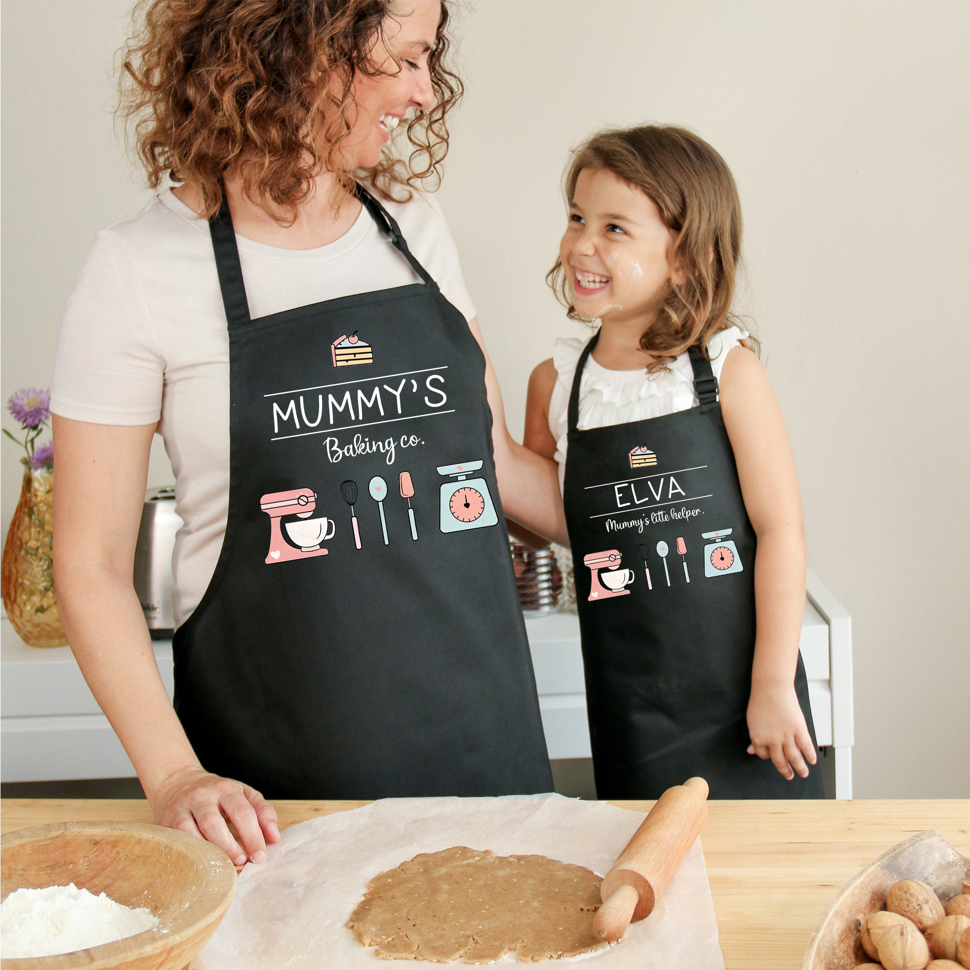 Personalised Multifunctional Waterproof Matching Family Apron | Apron43