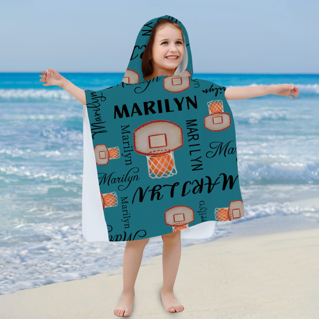 Personalized Hooded Beach Towel for Summer & Beach | CWHTowel15