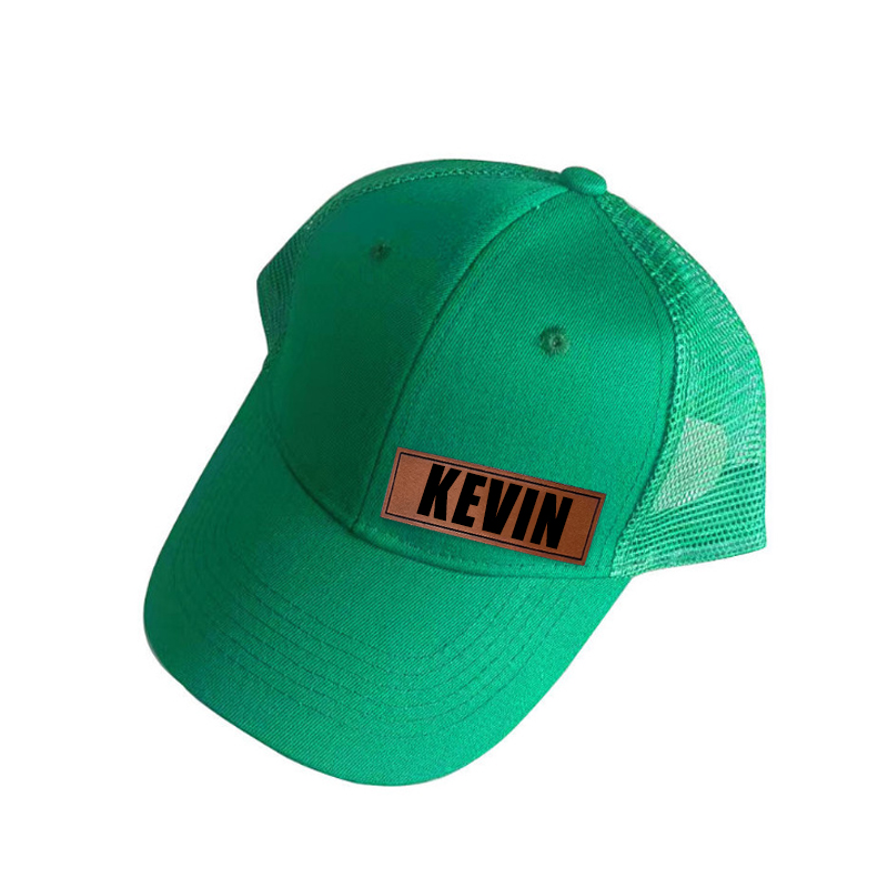 Personalized Color Leather Patch Hat for Comfort & Unique | CWBeach53
