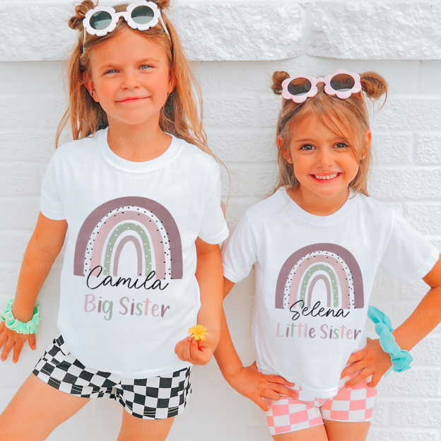 Personalized Matching Sibling Shirts | CWSibling09