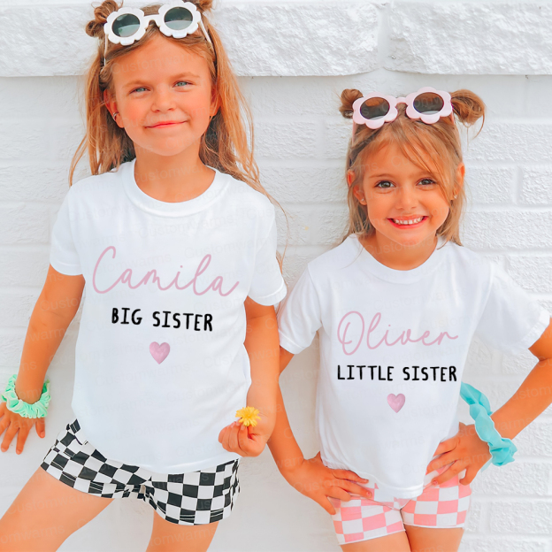 Personalized Matching Sibling Shirts | CWSibling18