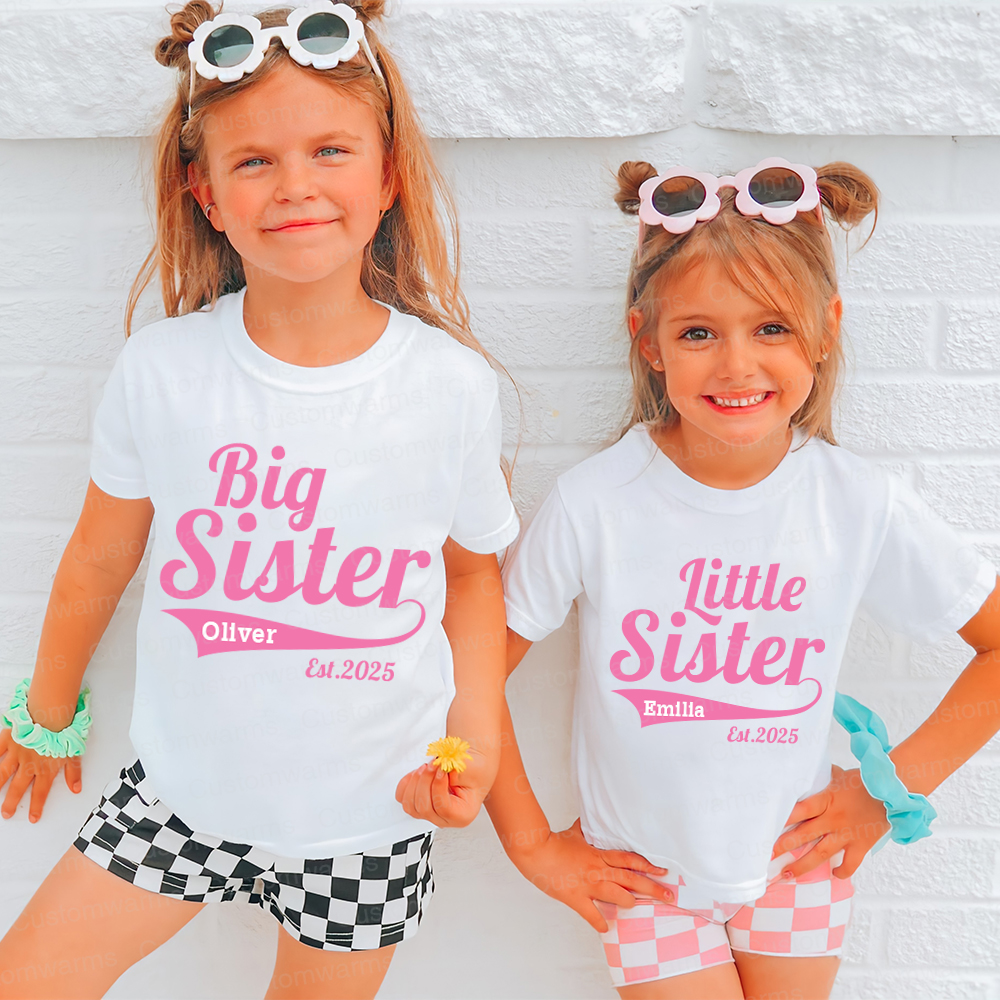 Personalized Matching Sibling Shirts | CWSibling23
