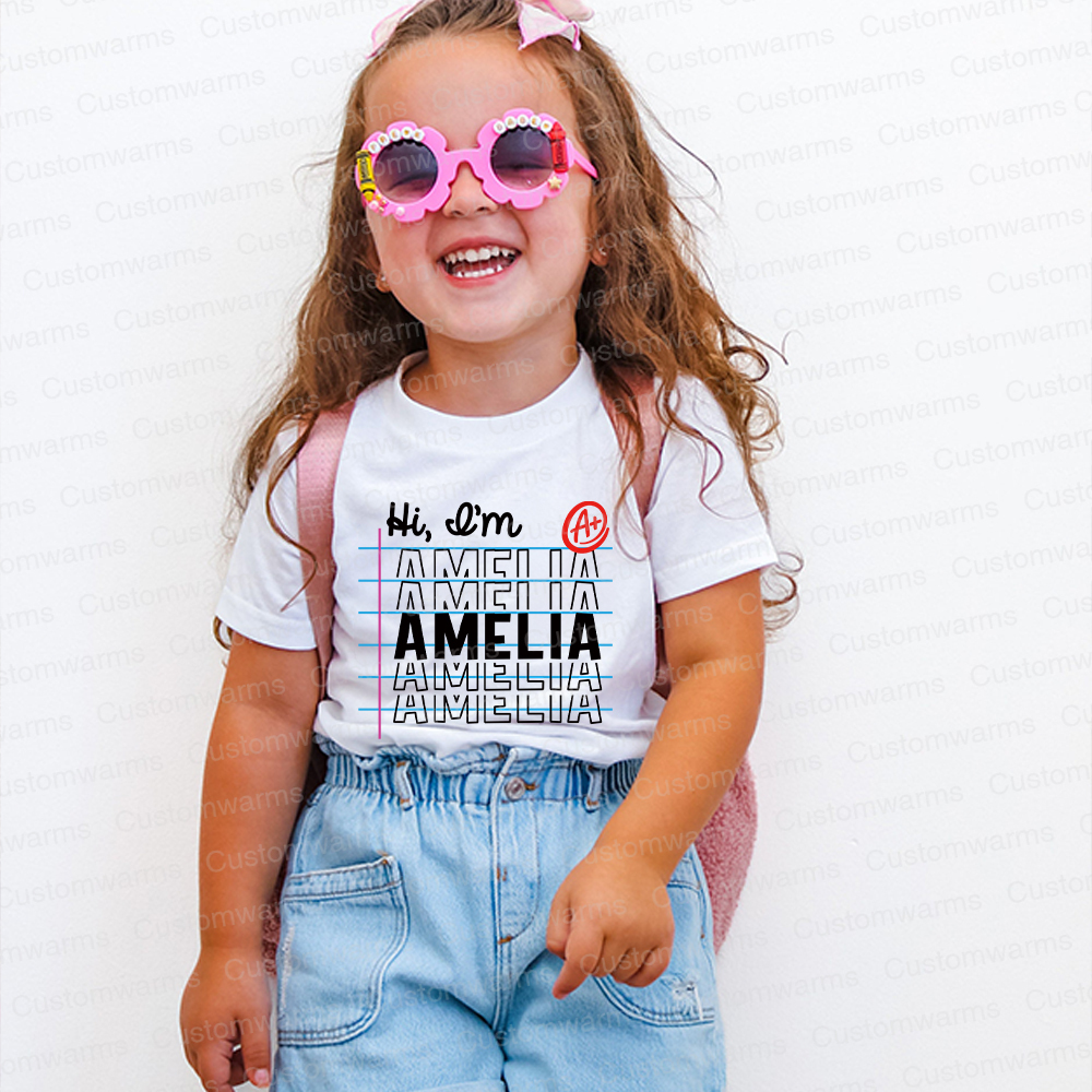 Personalized First Day Of Back To School Shirt | CWSchool07