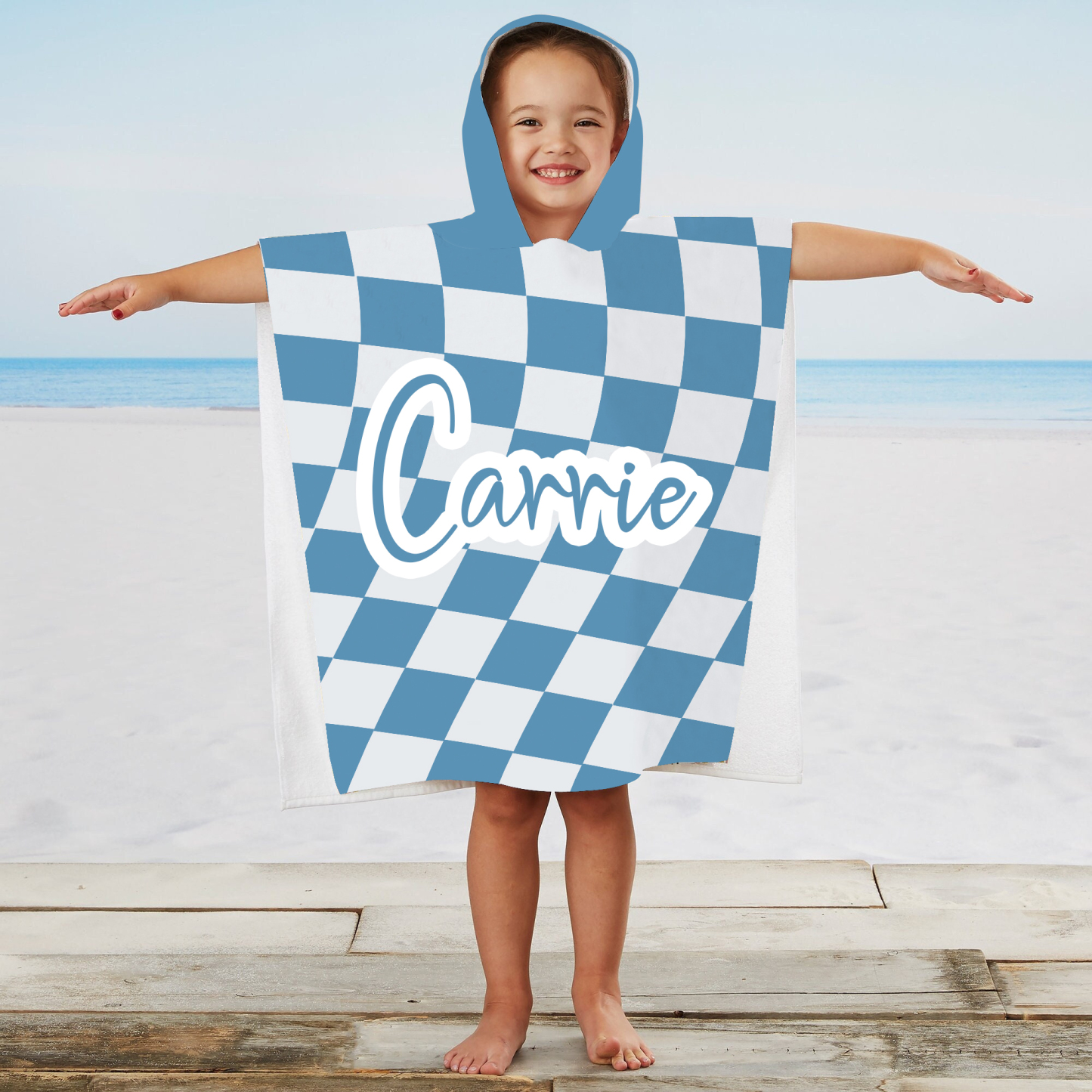 Personalized Hooded Beach Towel for Summer & Beach | CWHTowel41