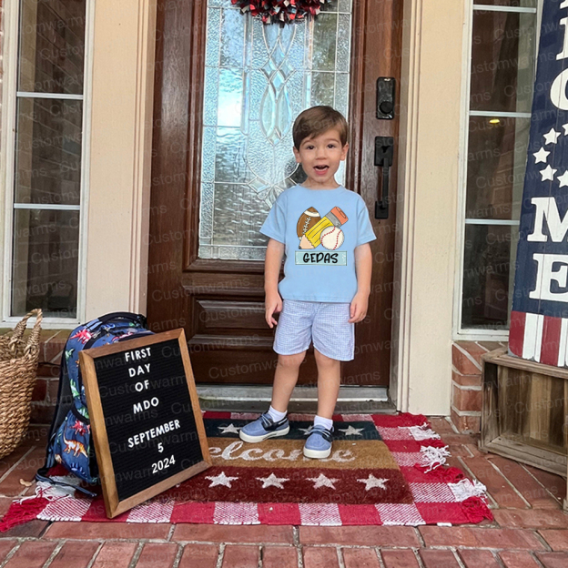 Personalized First Day Of Back To School Shirt | CWSchool08