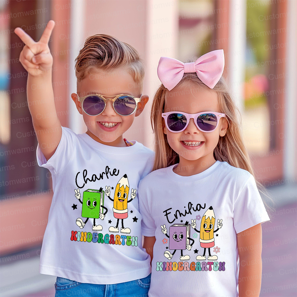 Personalized First Day Of Back To School Shirt | CWSchool32