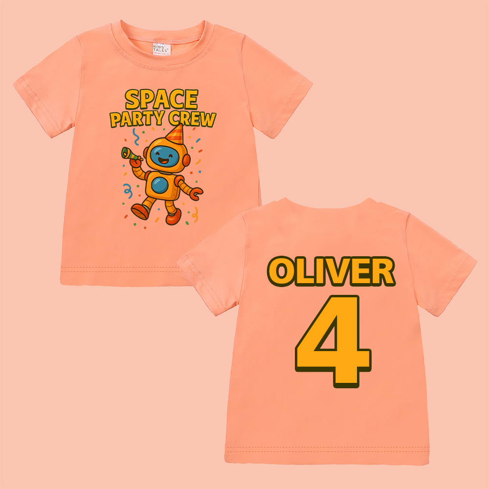 Personalized Space Party Birthday T-Shirt | inBirth33