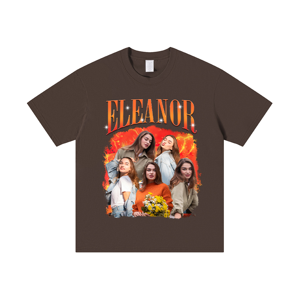 Personalized Original Comfort Cotton Portrait Photo T-Shir | MCGift04