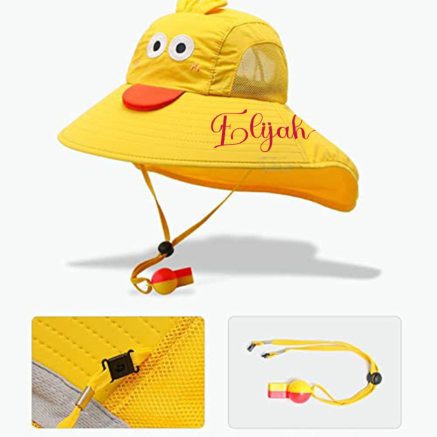 Personalized Wide Brim Breathable Windproof Sun Hat | CWBeach200