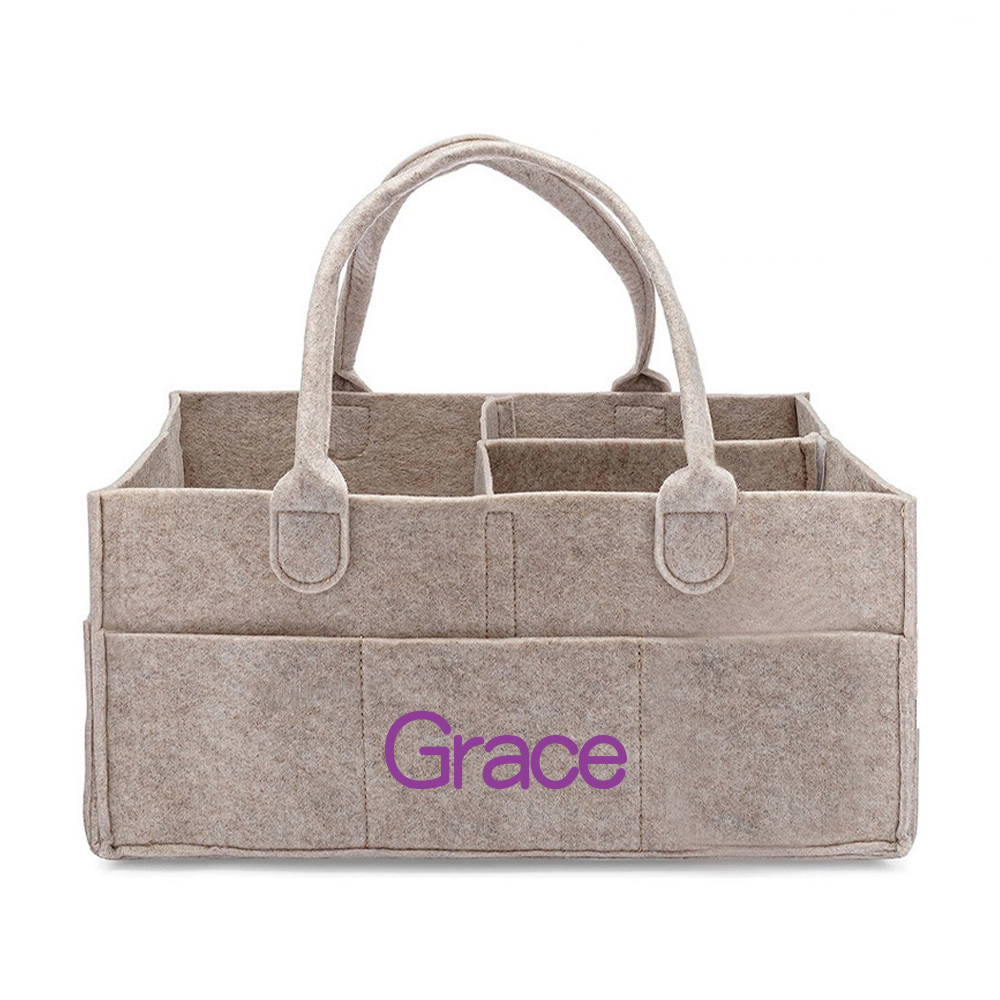 Personalized Baby Accessories & Diapers Portable Nursery Bag | CWToy141