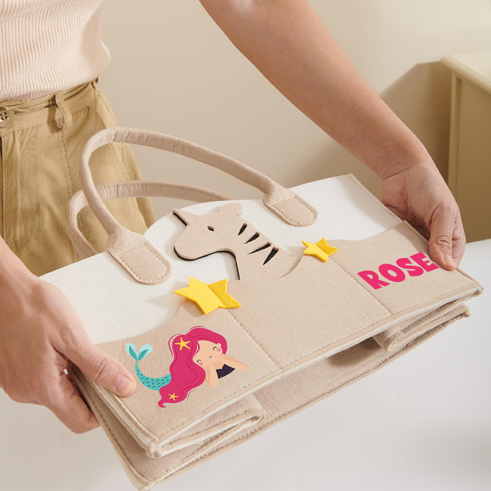 Personalized Baby Accessories & Diapers Portable Nursery Bag | CWToy142