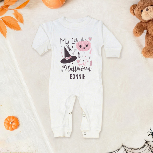 Personalized Baby Lovely First Halloween Outfit | CWHalloween22