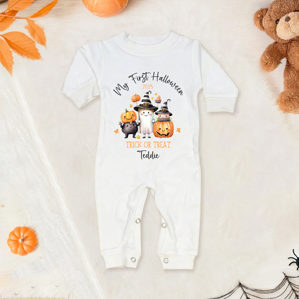 Personalized Baby Lovely First Halloween Outfit | CWHalloween24