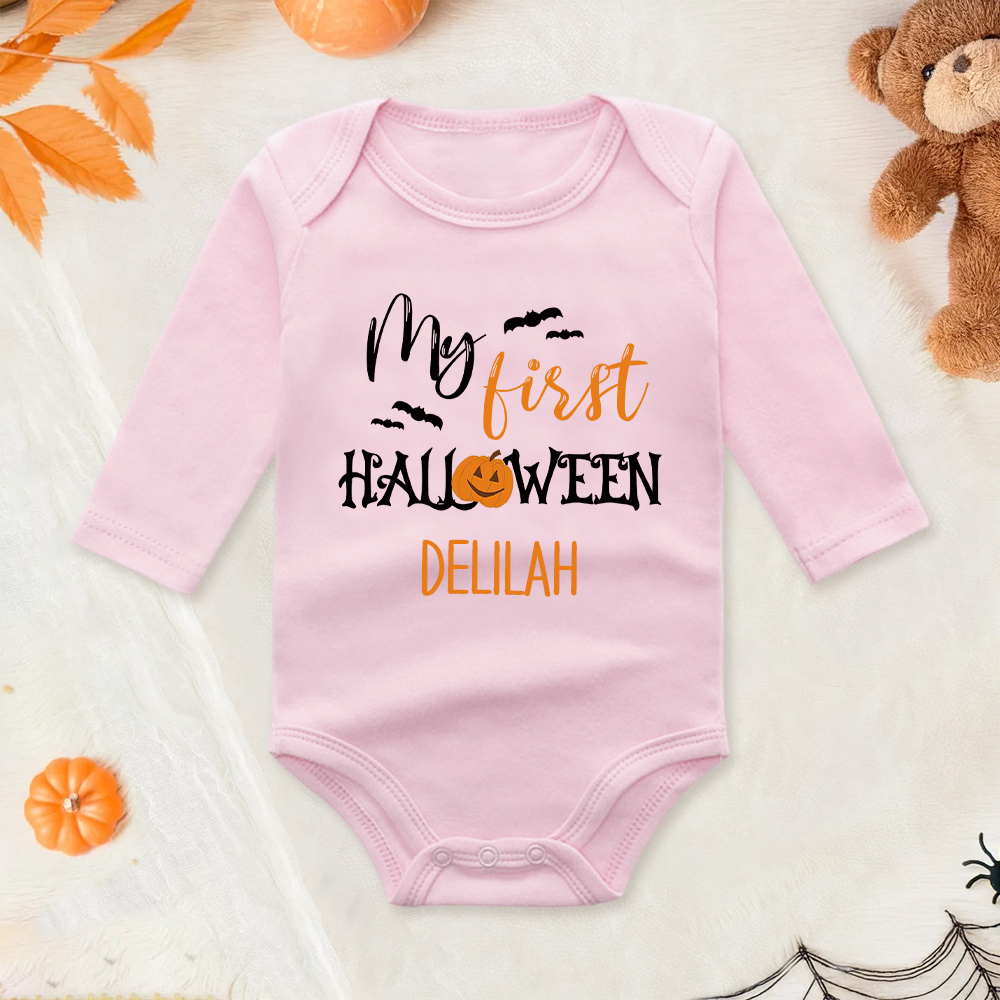 Personalized Baby Lovely First Halloween Outfit | CWHalloween26