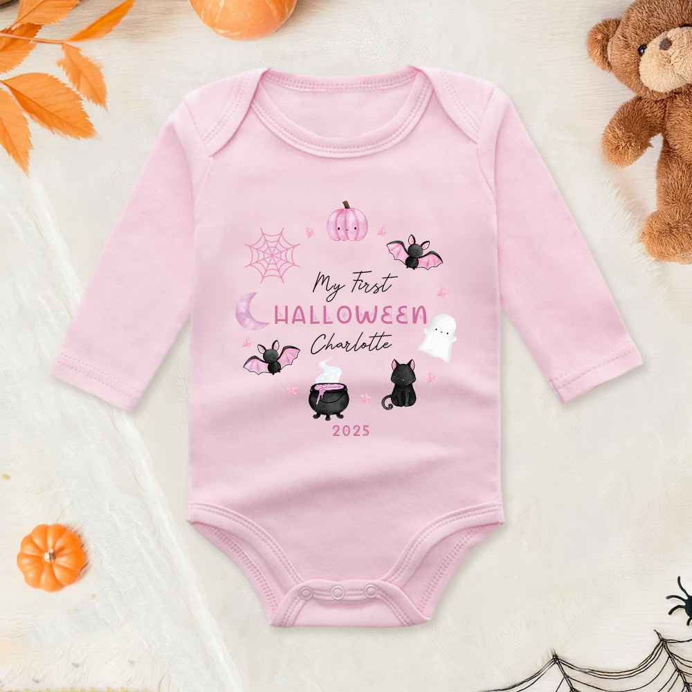 Personalized Baby Lovely First Halloween Outfit | CWHalloween28