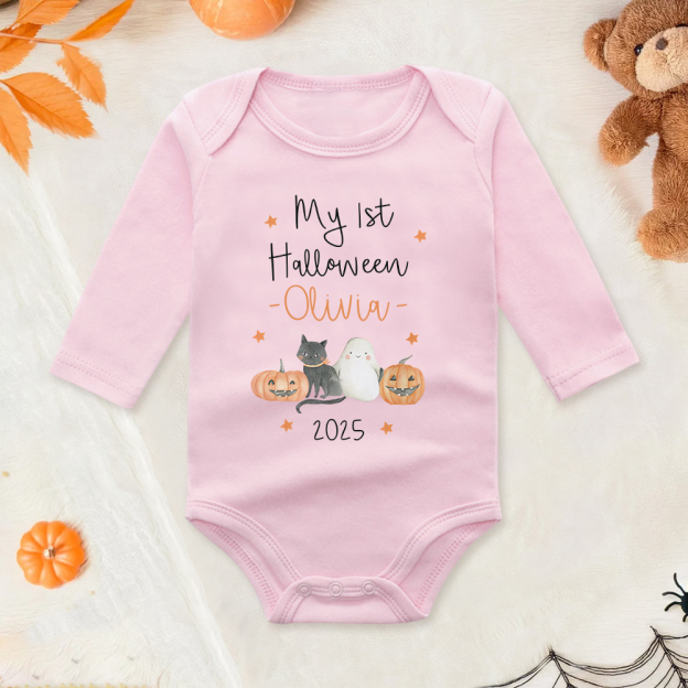 Personalized Baby Lovely First Halloween Outfit | CWHalloween30