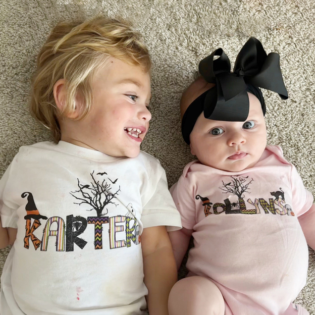 Personalized Baby Lovely First Halloween Outfit | CWHalloween35