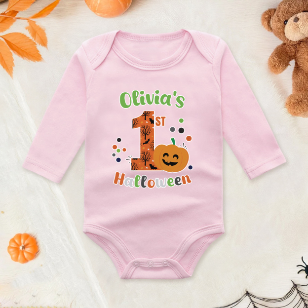 Personalized Baby Lovely First Halloween Outfit | CWHalloween41