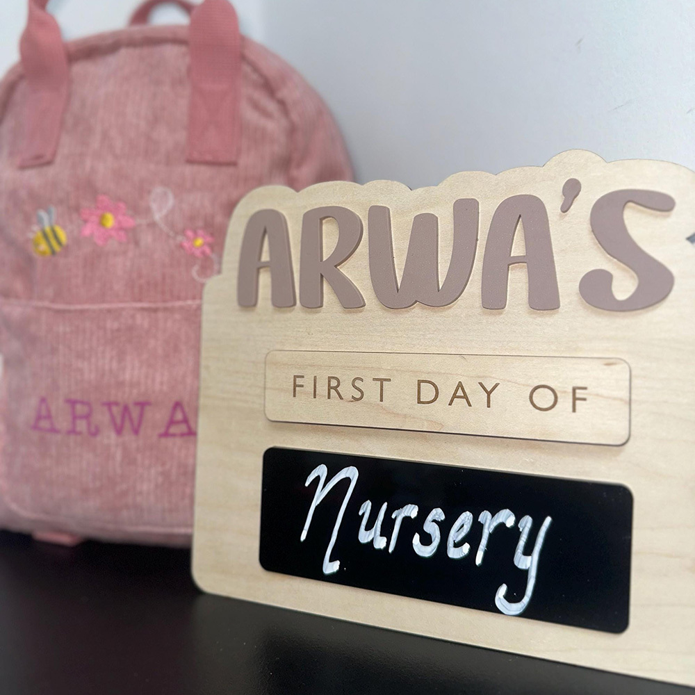 Personalised First and Last Day of School Memory Photo Board | CWToy145