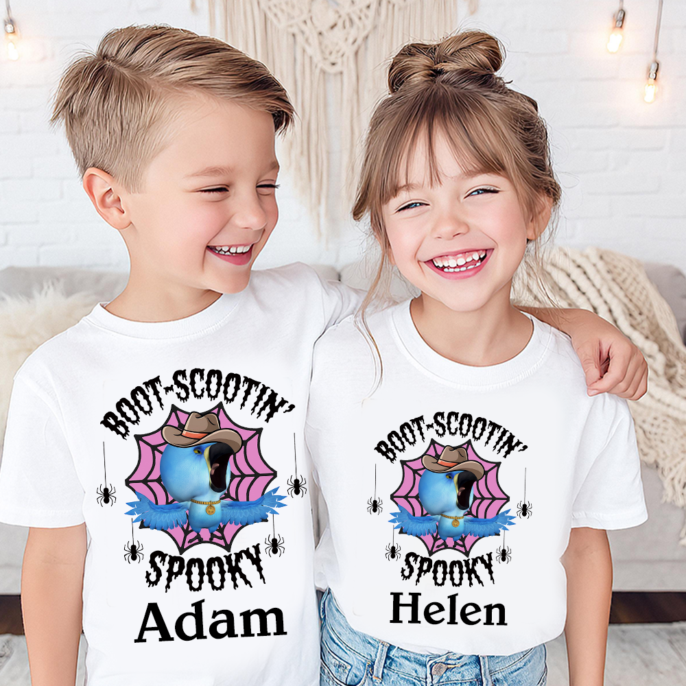 Personalized Larva's Halloween Funny Kid Shirt | Larva09