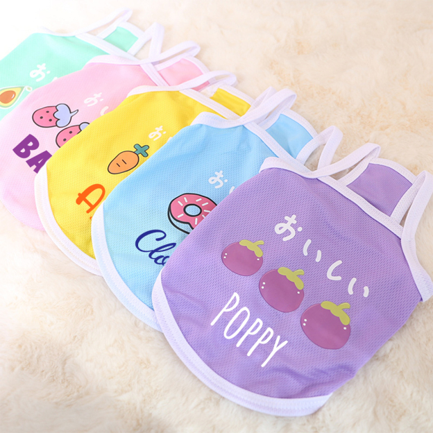 Personalized Cute Breathable Pet Summer Cool Mesh Vest | BKPet205