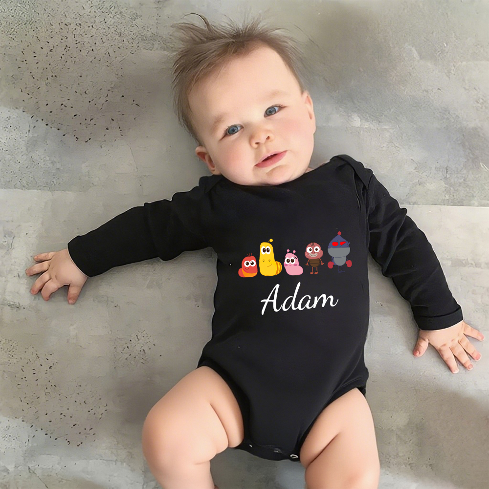 Personalized Larva's Funny Baby Romper | Larva21