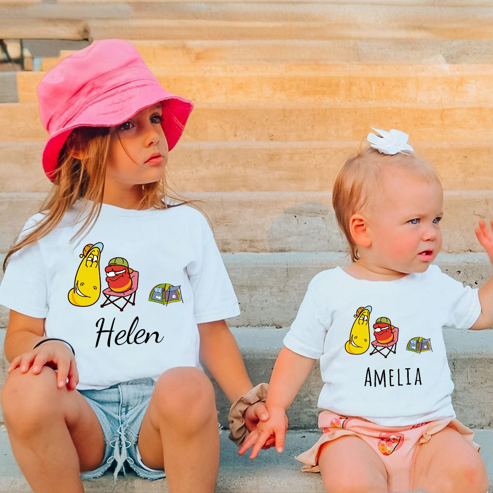 Personalized Larva's Funny Kid Shirt | Larva29