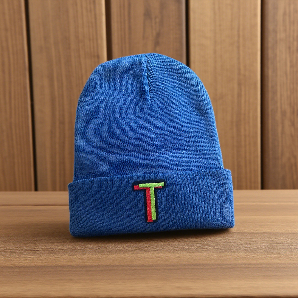 Personalized Colourful Funky Letter Patch Beanies For Kid & Adult | HSKid66