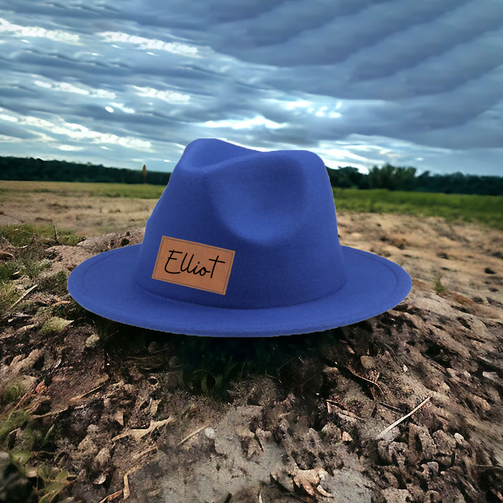 Personalized Leather Patch Cowboy Hat for Comfort & Unique | CWBeach99