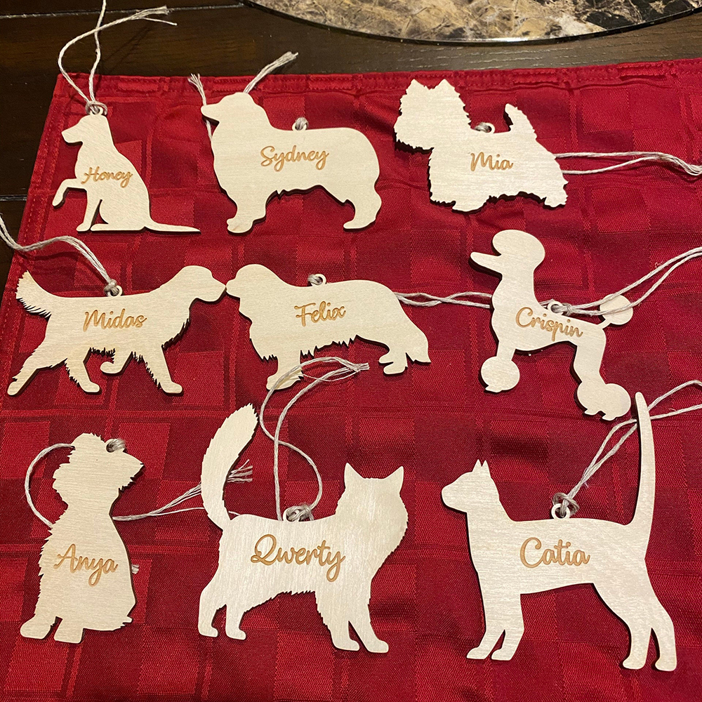 Personalized Pet Wood Ornament | BKPet247