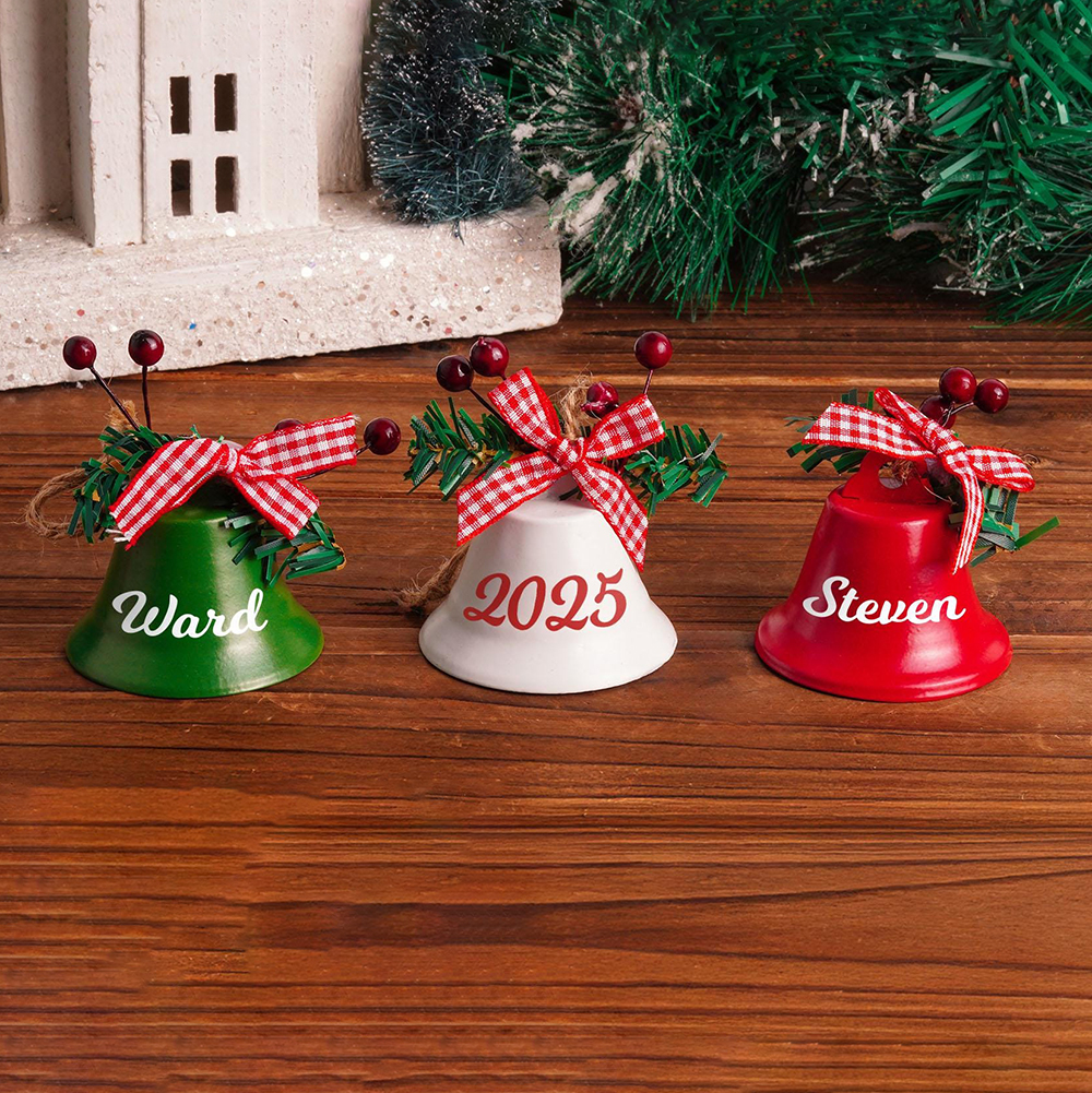 Personalized Jingle Bell Christmas Tree Ornament | MCGift193