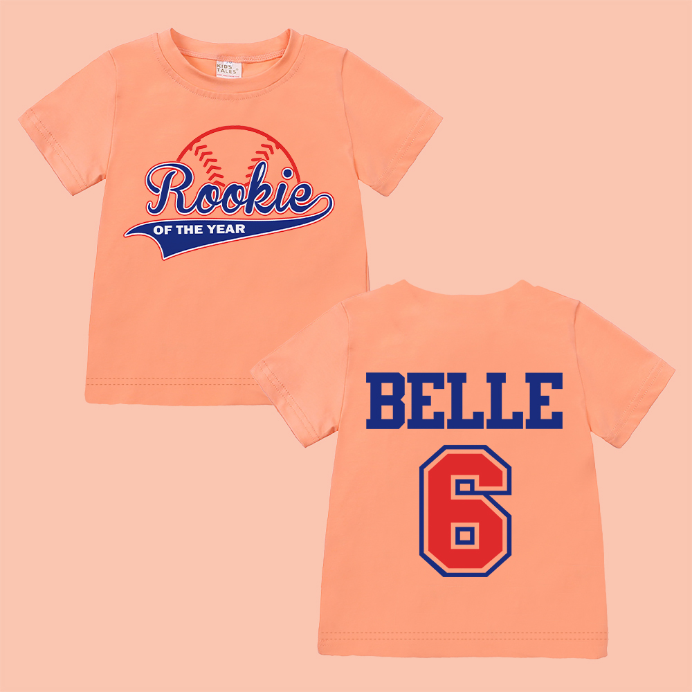 Personalized Basketball Rookie Of The Year Birthday T-Shirt | inBirth10