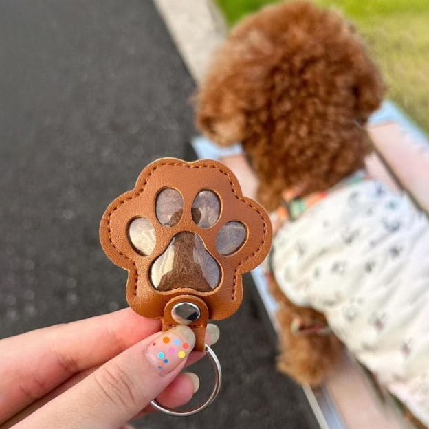 Personalized Pet Fur Storage Memorial Keychain | BKPet253