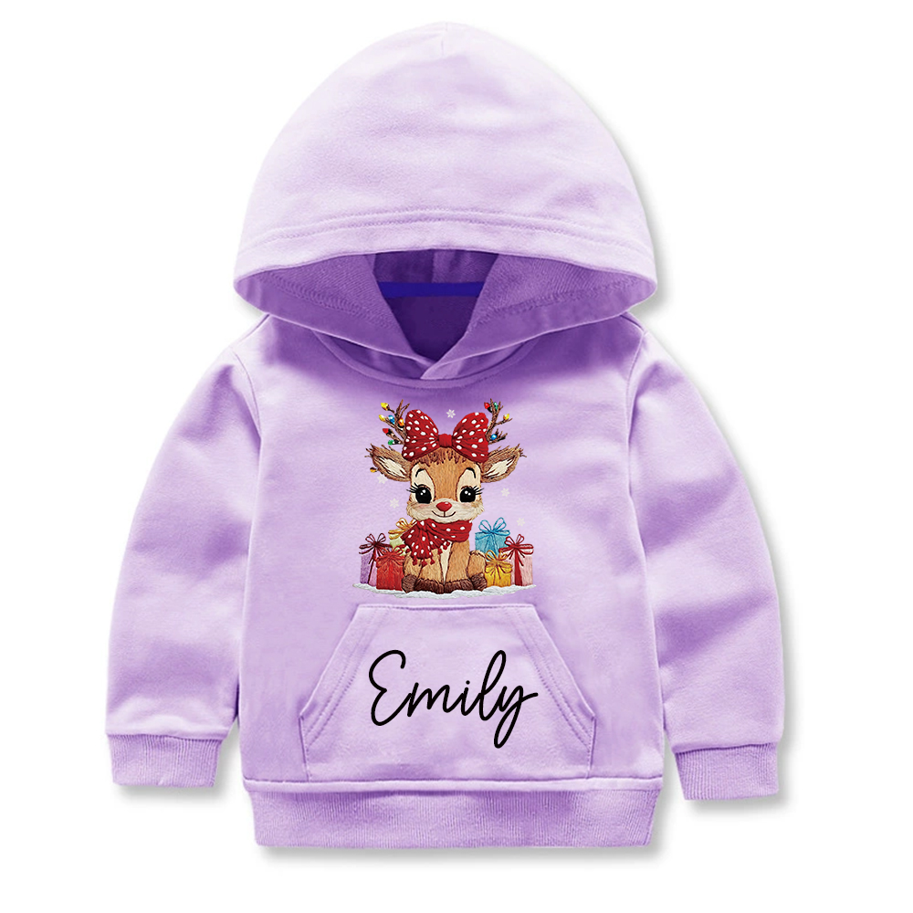 Personalized Kids Lovely Christmas Hoodie | MCGift220