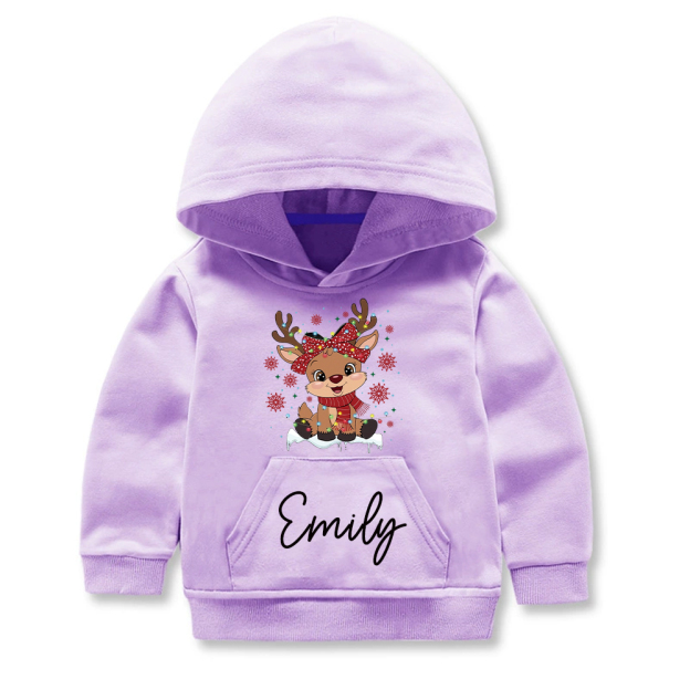 Personalized Kids Lovely Christmas Hoodie | MCGift221