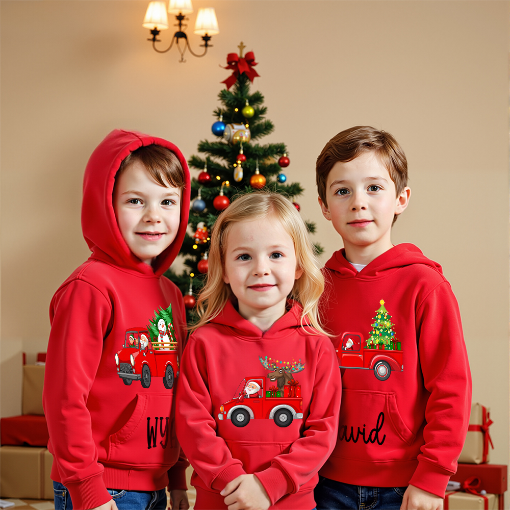 Personalized Kids Lovely Christmas Hoodie | MCGift229