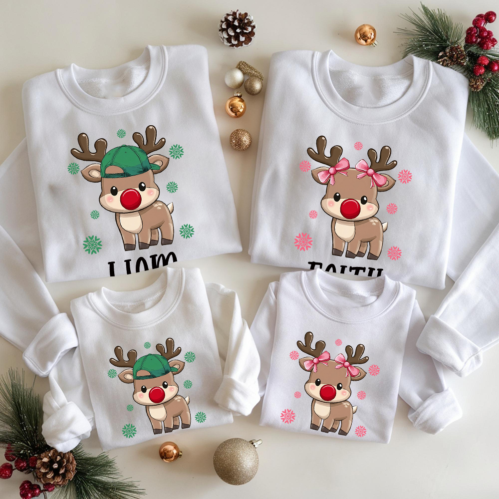 Personalized Christmas Matching Family Sweatshirt | MCGift232