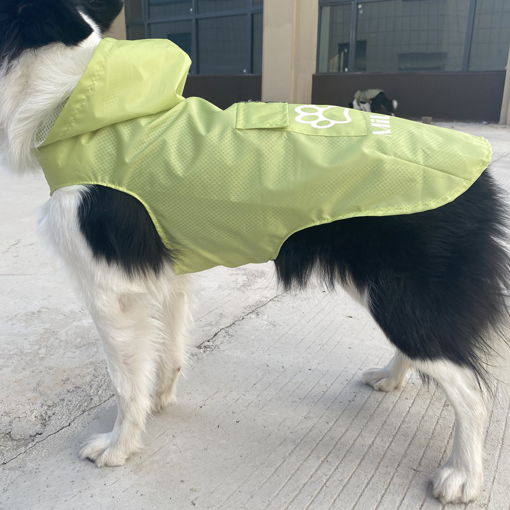 Personalized Pets Waterproof and Reflective Raincoat | BKPet270