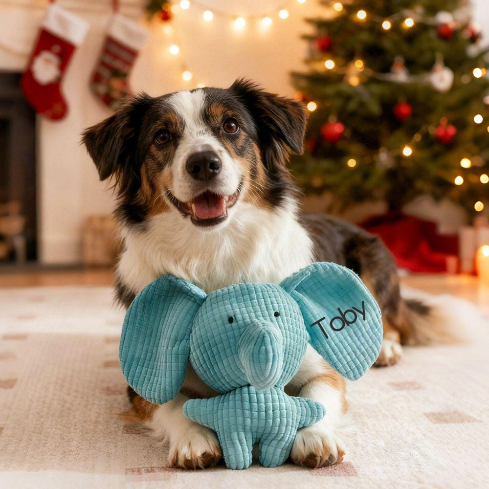 Personalized Pet Unique Elephant Squeaky Toy | BKPet294